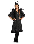 Maleficent christening black gown costume for kids.