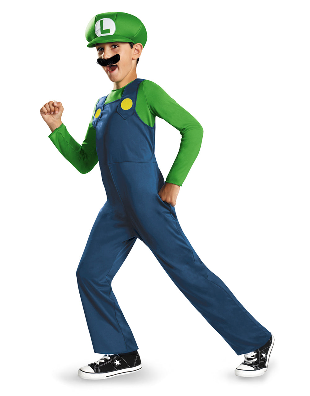 Super Mario Brothers Luigi costume for kids.