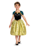 Frozen Anna coronation classic gown costume for kids.