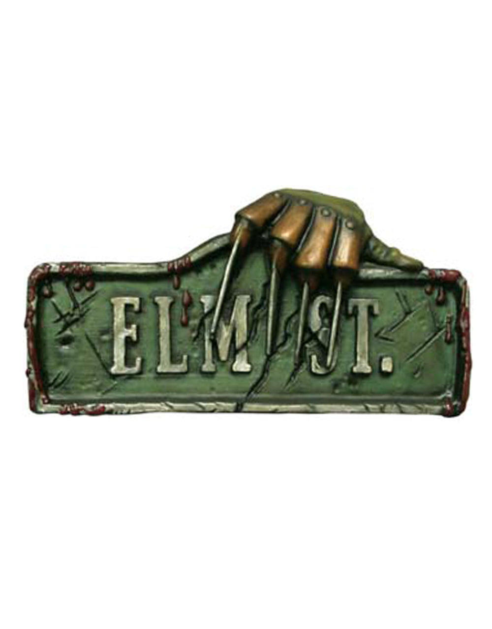 A Nightmare on Elm Street Elm Street sign costume accessory for adults.