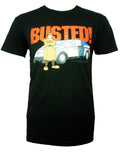 Inspector Gadget Gadgetmobile graphic on a black wash adult t-shirt.