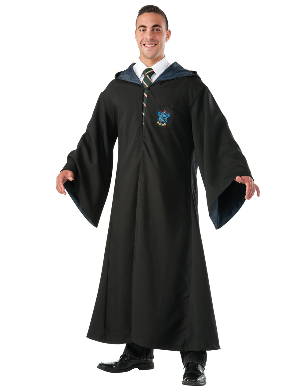 Harry Potter Ravenclaw hooded robe costume for adults.