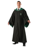 Harry Potter Slytherin hooded robe costume for adults.