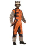 Guardians of the Galaxy Rocket Raccoon deluxe costume for adults.