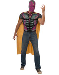 Avengers Age of Ultron Vision muscle chest costume for adults.