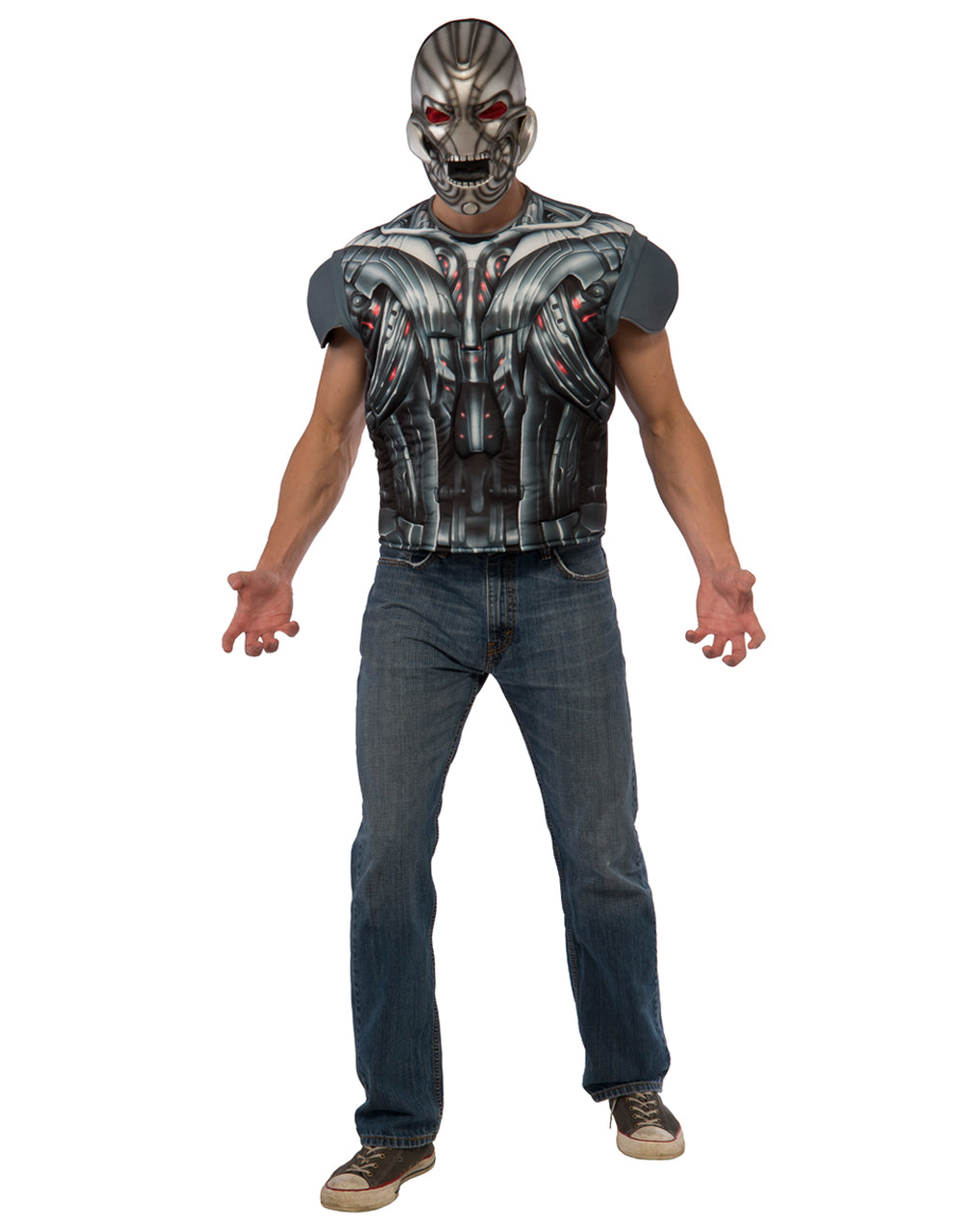 Avengers Age of Ultron Ultron muscle chest costume for adults.