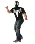 Marvel Comics Venom shirt and mask costume for adults.