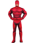 Marvel Universe Daredevil deluxe padded jumpsuit costume for adults.