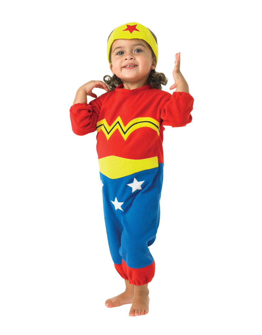 DC Comics Wonder Woman romper costume for kids.