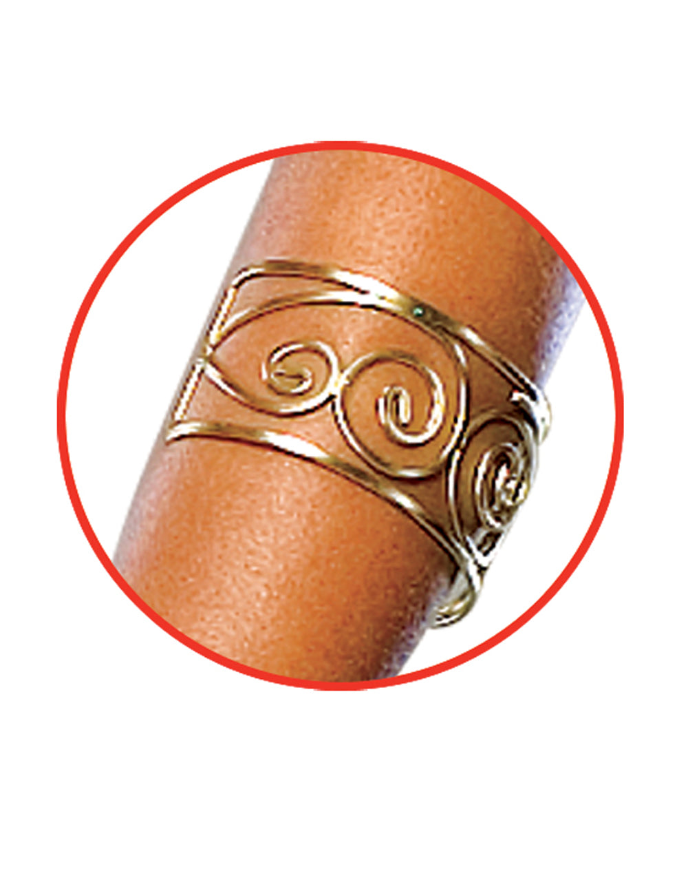 300 Spartan arm cuff costume accessory for women.