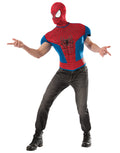 The Amazing Spider-Man deluxe padded chest top costume for adults.