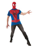 The Amazing Spider-Man t-shirt and mask costume for adults.