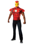Marvel Comics Iron Man deluxe padded chest top costume for adults.