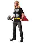 Marvel Comics Thor shirt and cape costume for adults.