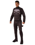 Marvel Universe Punisher deluxe padded jumpsuit costume for adults.