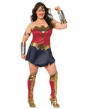 Justice League Wonder Woman deluxe plus size costume for women.