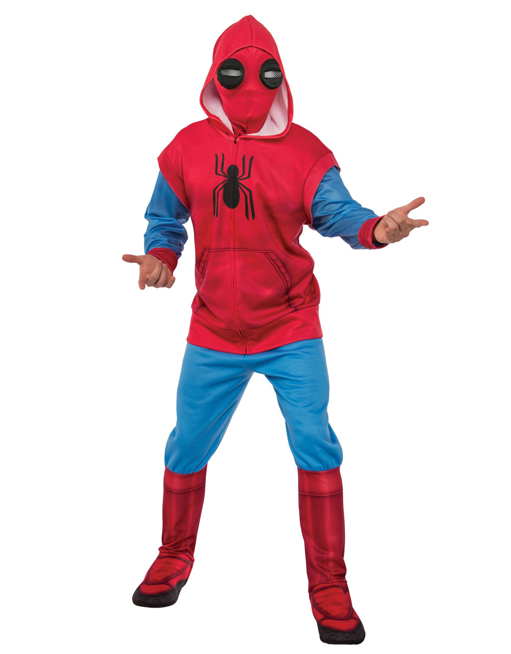 Spider-Man Homecoming sweats costume for adults.