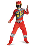 Power Rangers Dino Charge Red Ranger costume for kids.