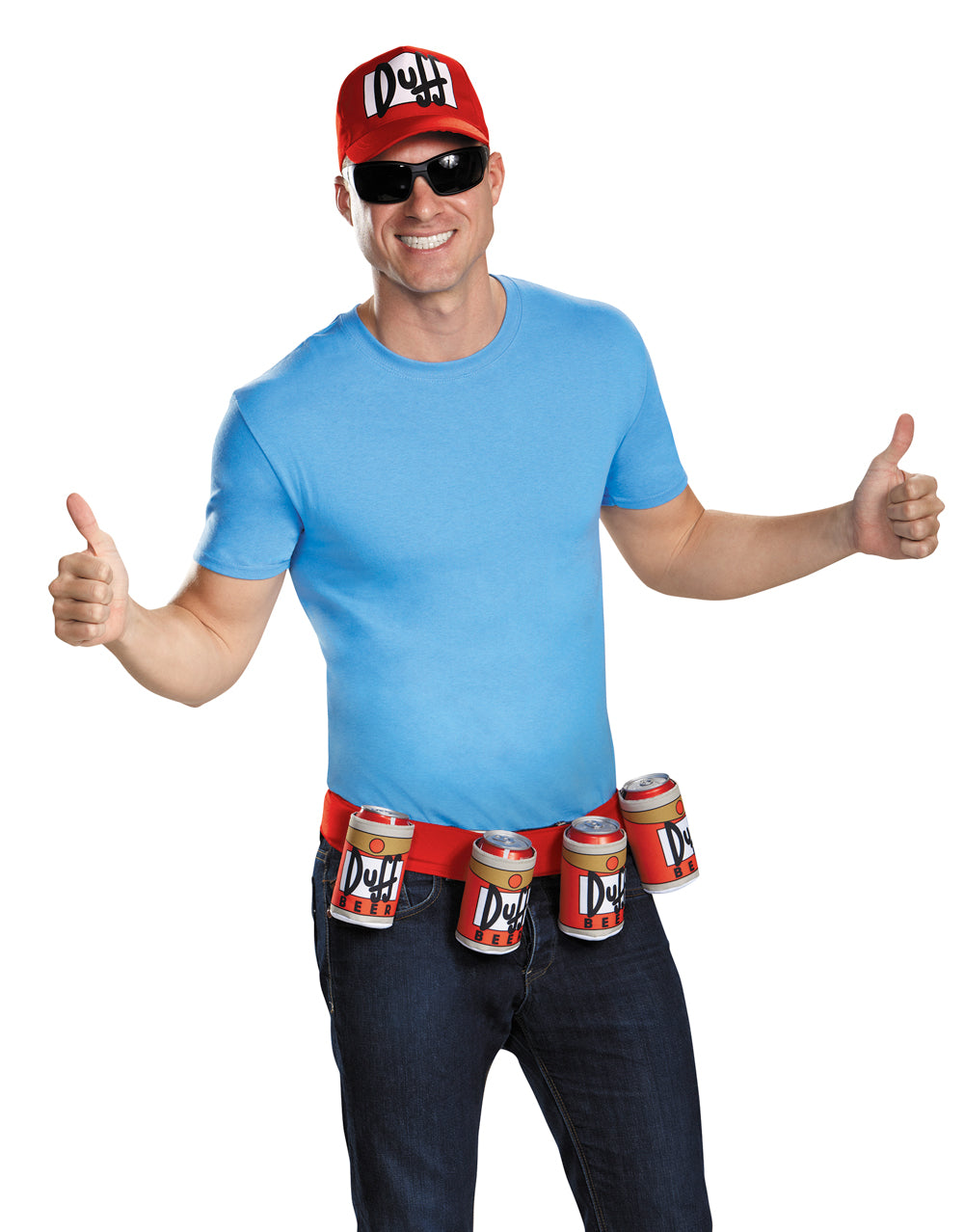 The Simpsons Duffman kit costume accessory for adults.