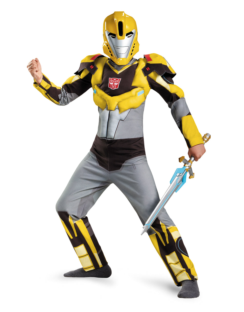 Transformers Bumblebee deluxe animated costume for kids.