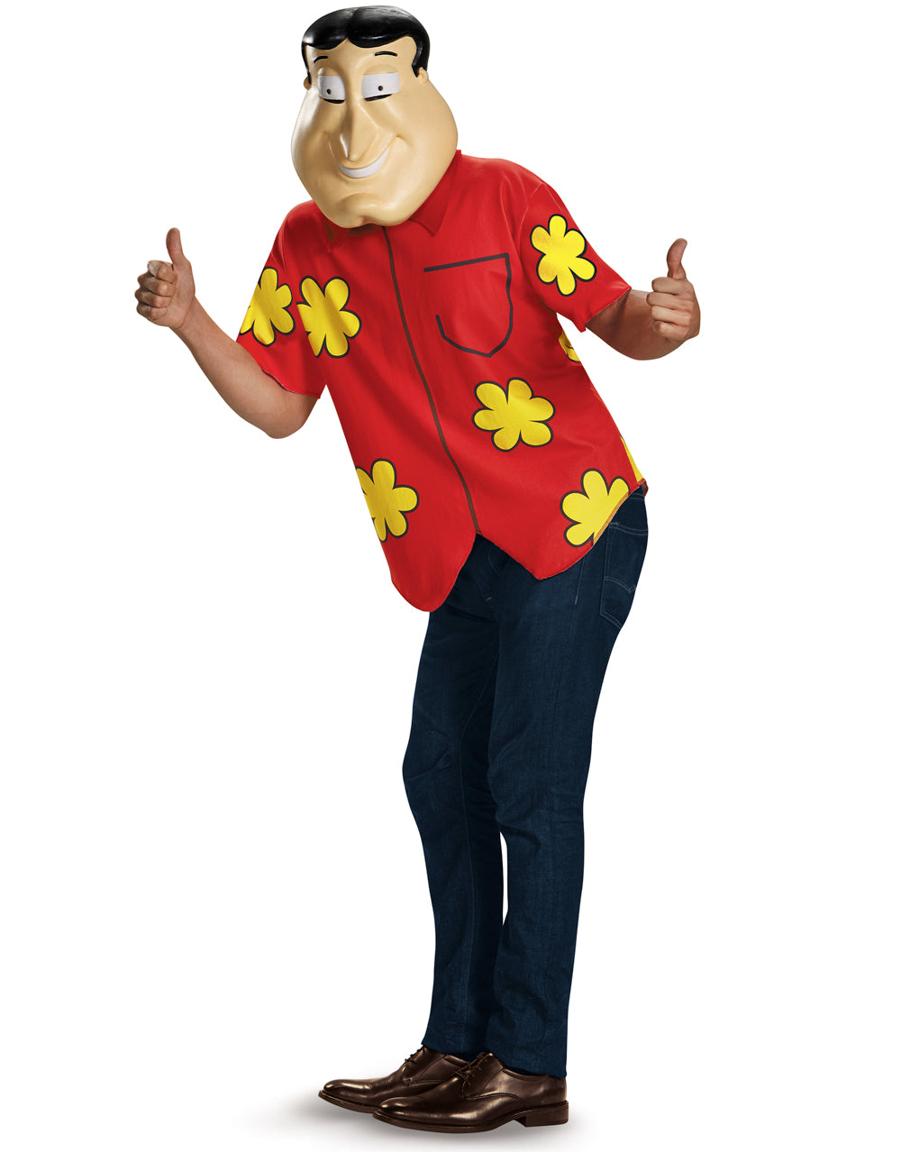 Family Guy Quagmire deluxe costume for adults.