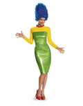 The Simpsons Marge Simpson glam costume for women.