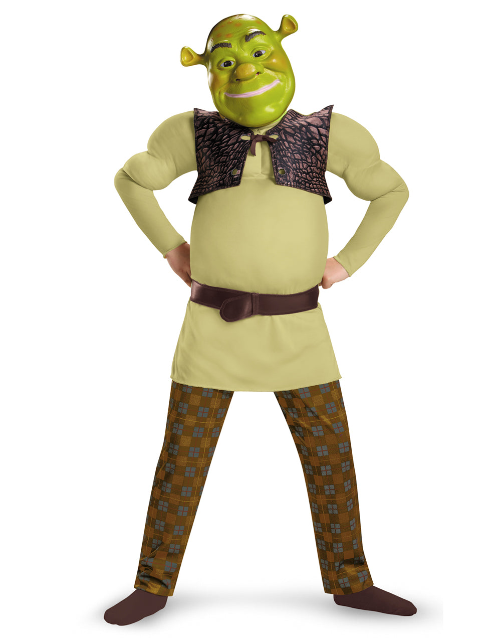 Shrek muscle costume for kids.