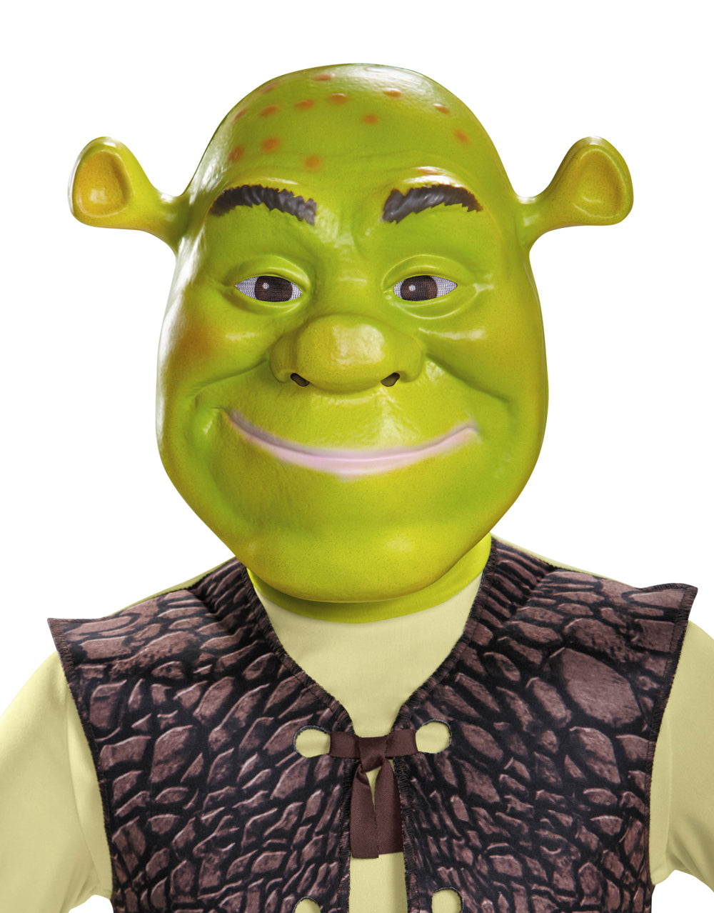 Shrek mask costume accessory for kids.