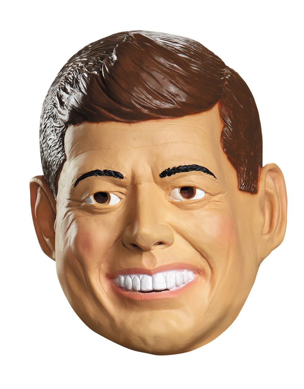 President John F. Kennedy latex mask costume accessory for adults.