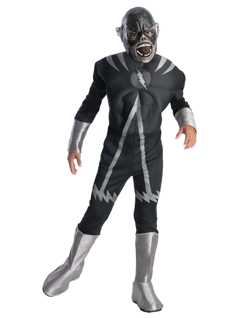 The Flash zombie deluxe costume for kids.