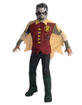 Robin zombie deluxe costume for kids.
