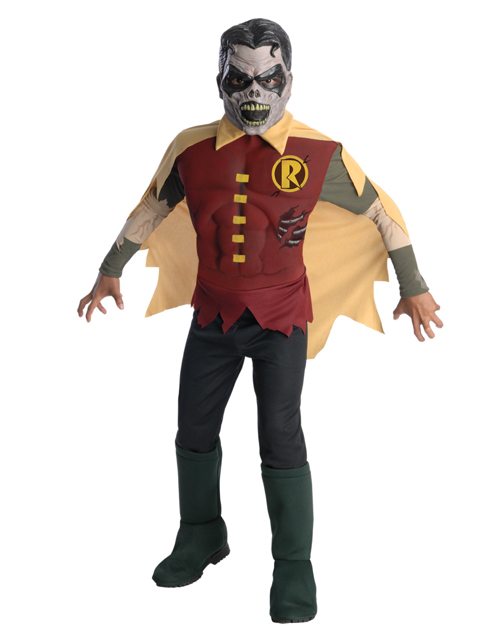 Robin zombie deluxe costume for kids.