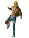 Teenage Mutant Ninja Turtles Michelangelo deluxe movie costume for adults.