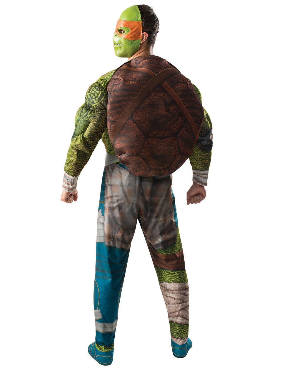 Teenage Mutant Ninja Turtles Michelangelo deluxe movie costume for adults.