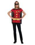 DC Comics Robin costume t-shirt for women.