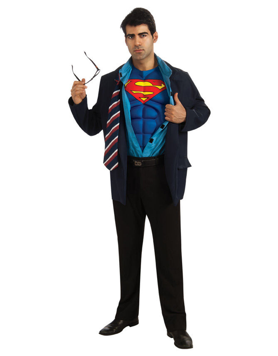 DC Comics Superman Returns Clark Kent costume for adults.
