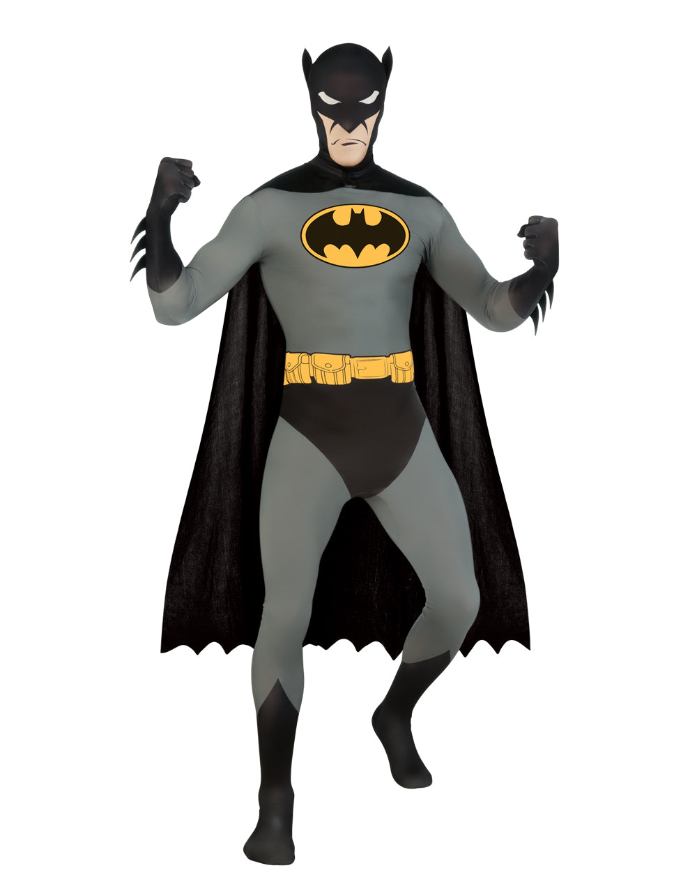 DC Comics Batman fullbody stretch costume for adults.