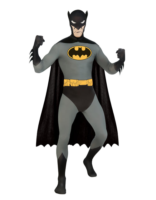DC Comics Batman fullbody stretch costume for adults.