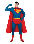 DC Comics Superman fullbody stretch costume for adults.