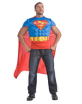 DC Comics Superman deluxe padded costume top for adults.