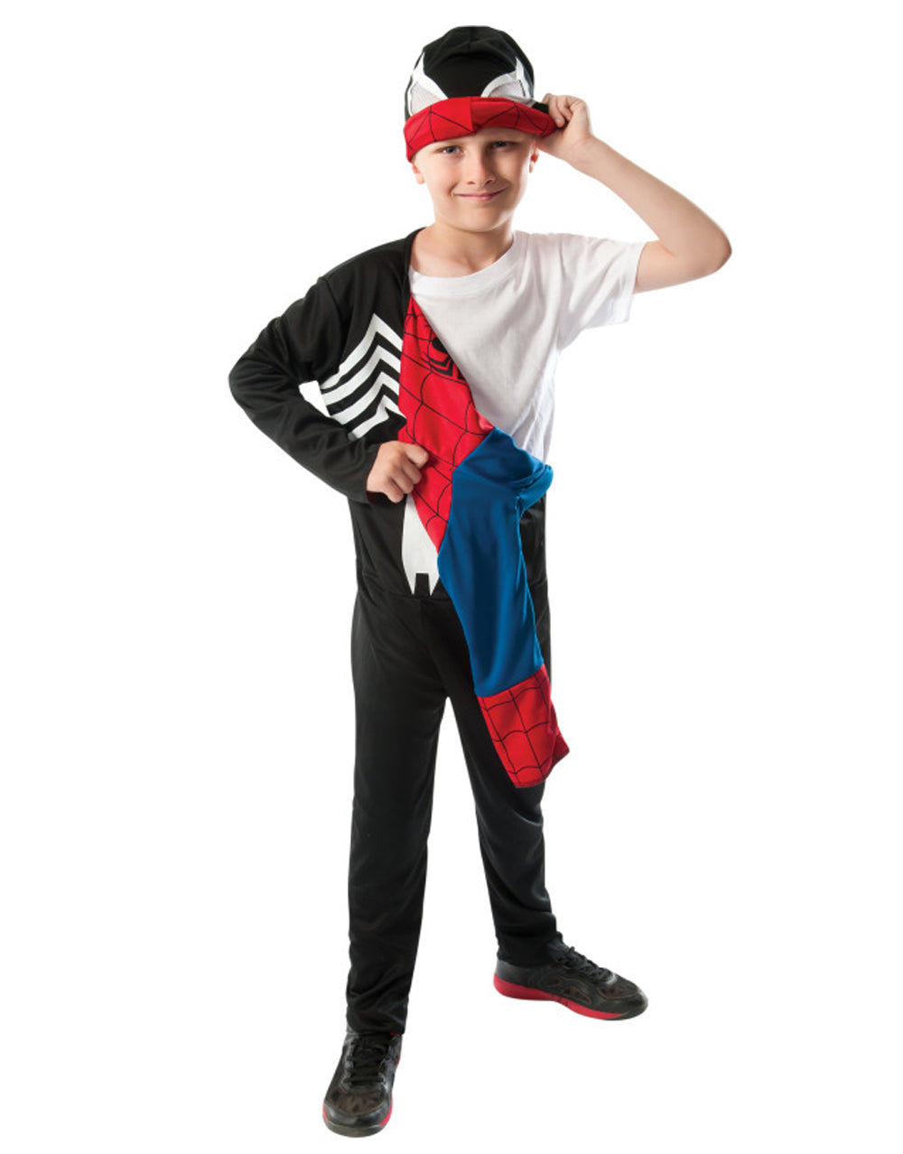 Ultimate Spider-Man reversible costume for kids.