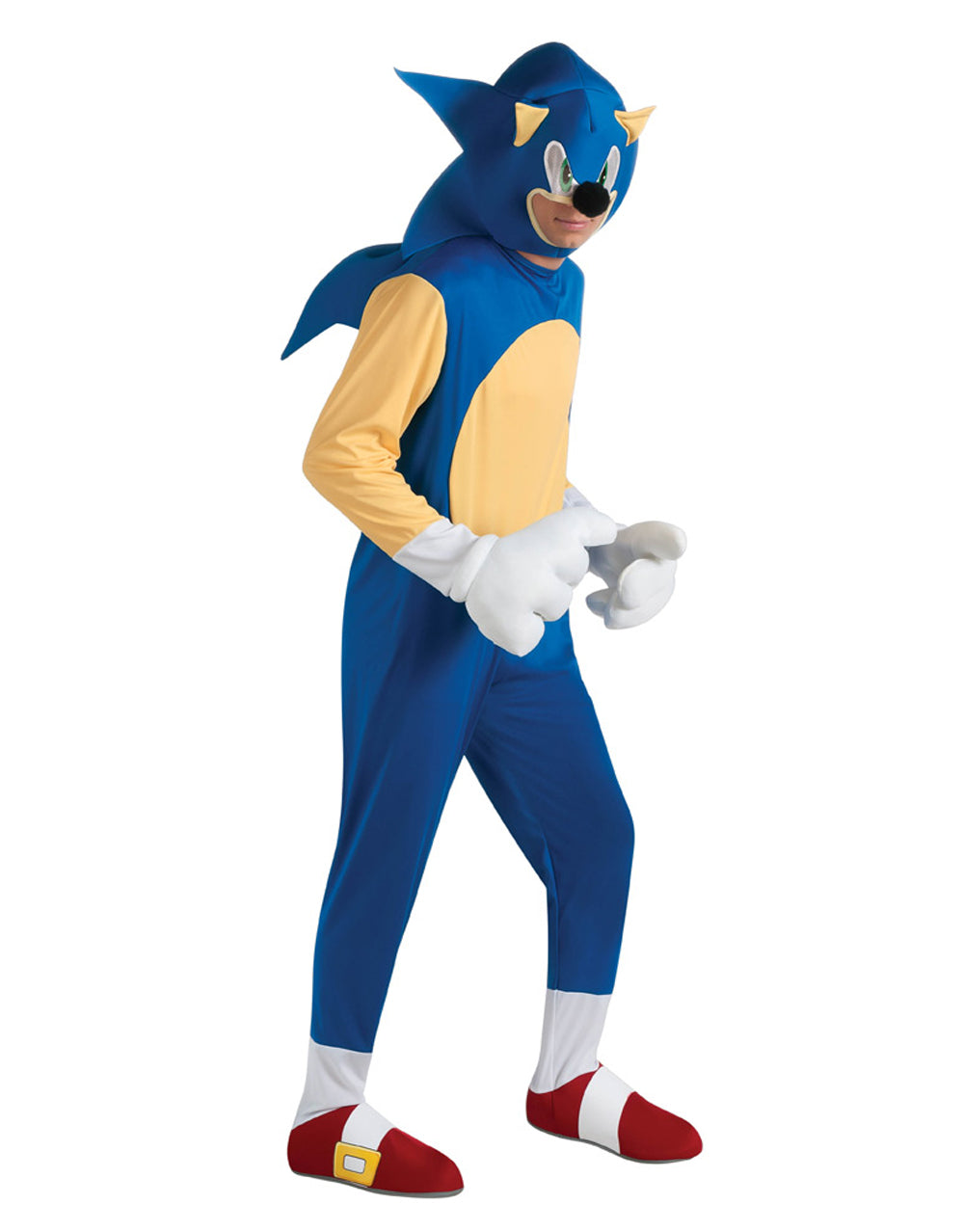 Sonic the Hedgehog deluxe costume for adults.