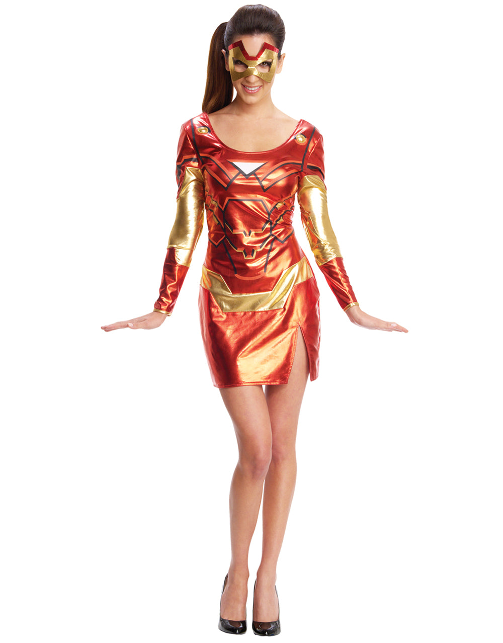 Marvel Comics Iron Man Rescue dress costume for women.