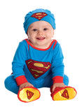DC Comics Superman onesie costume for kids.
