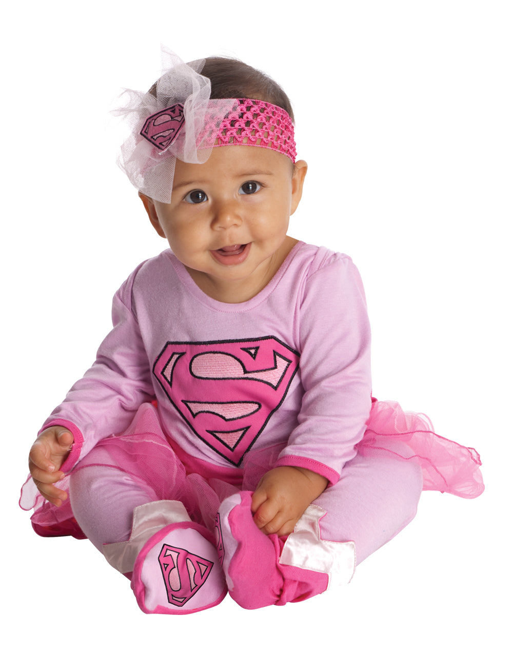 DC Comics Supergirl onesie costume for kids.