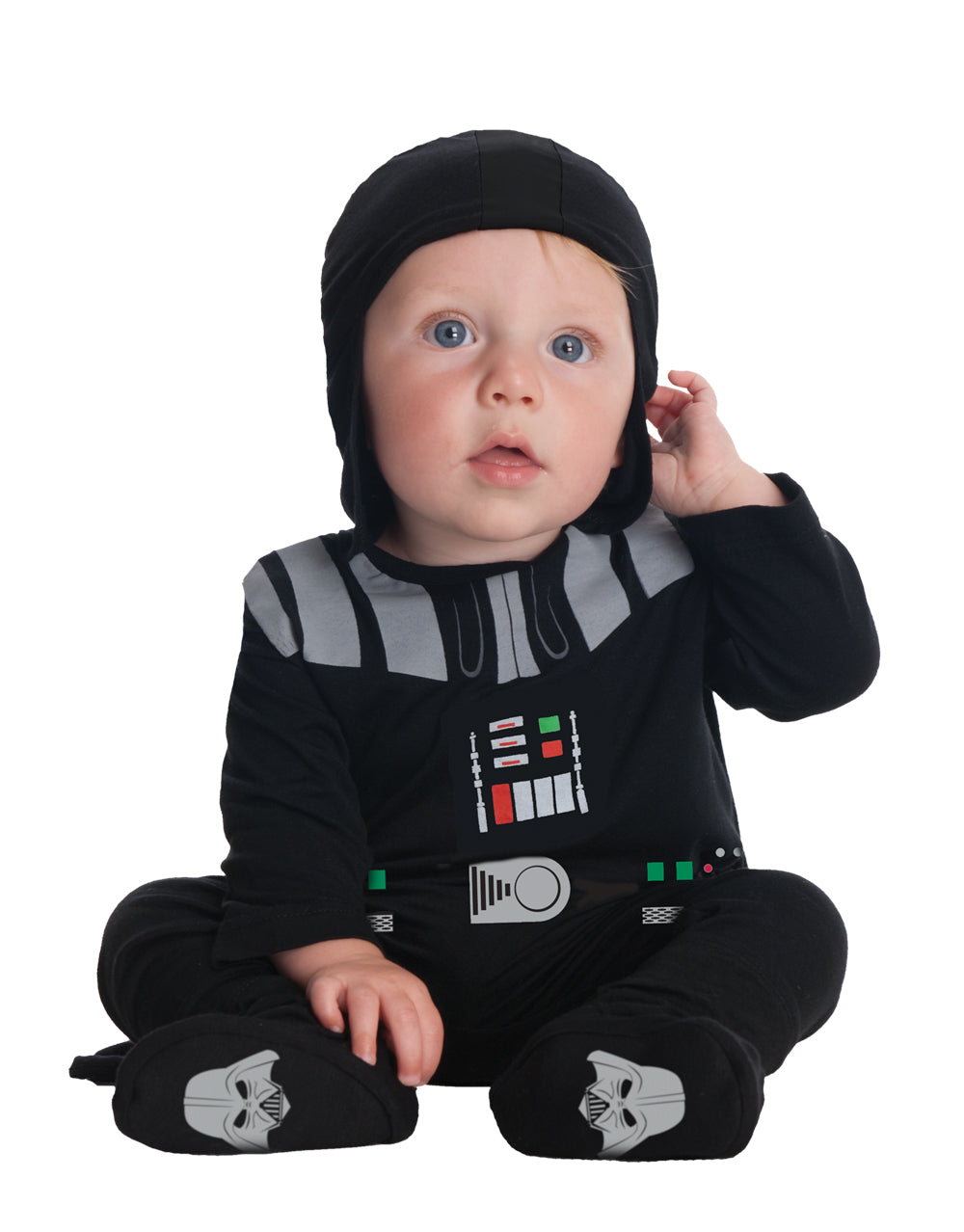 Star Wars Darth Vader onesie costume for kids.