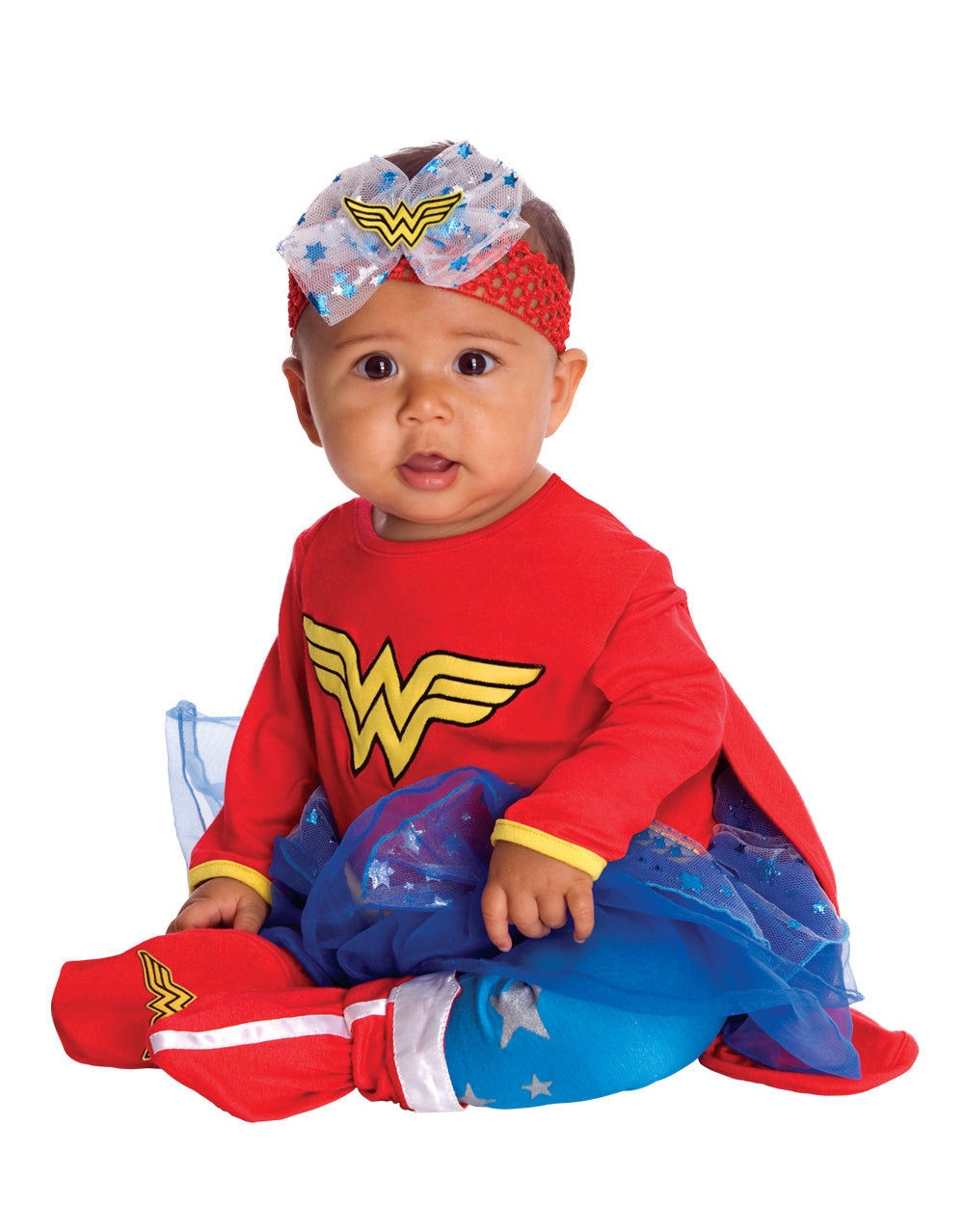 DC Comics Wonder Woman onesie costume for kids.