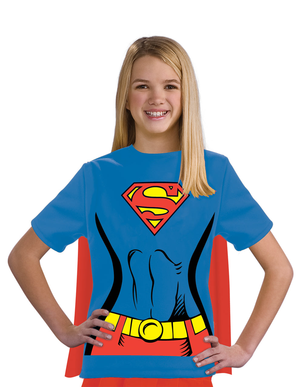 DC Comics Supergirl costume t-shirt for kids.