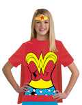 DC Comics Wonder Woman costume t-shirt for kids.