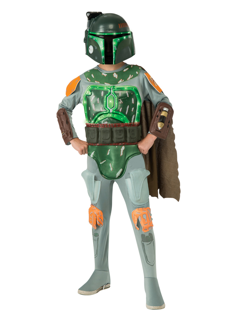 Star Wars Boba Fett light up costume for kids.